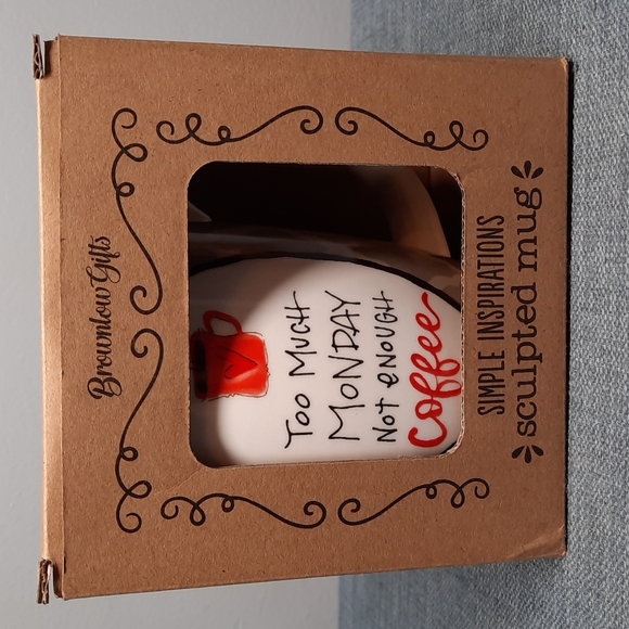 Coffee Tea Cup Mug Too Much Monday Not Enough Coffee Funny Co-worker Boss Gift - Picture 7 of 7